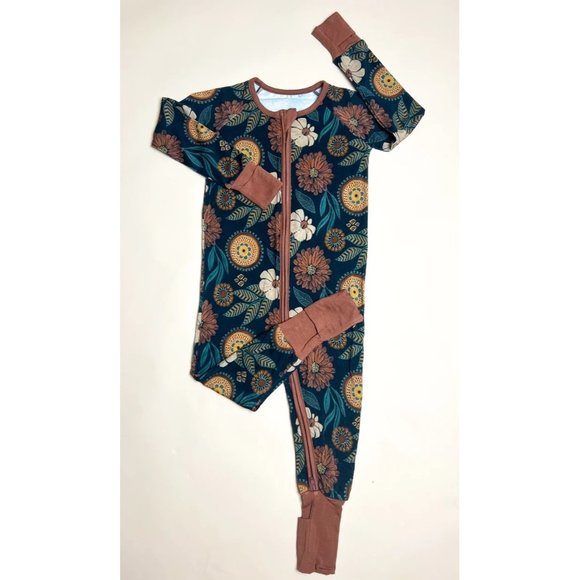 NEW!!! William‎ & Ryan Toddler Girl Bamboo Boho Floral Zippy Size 2T - Picture 1 of 4